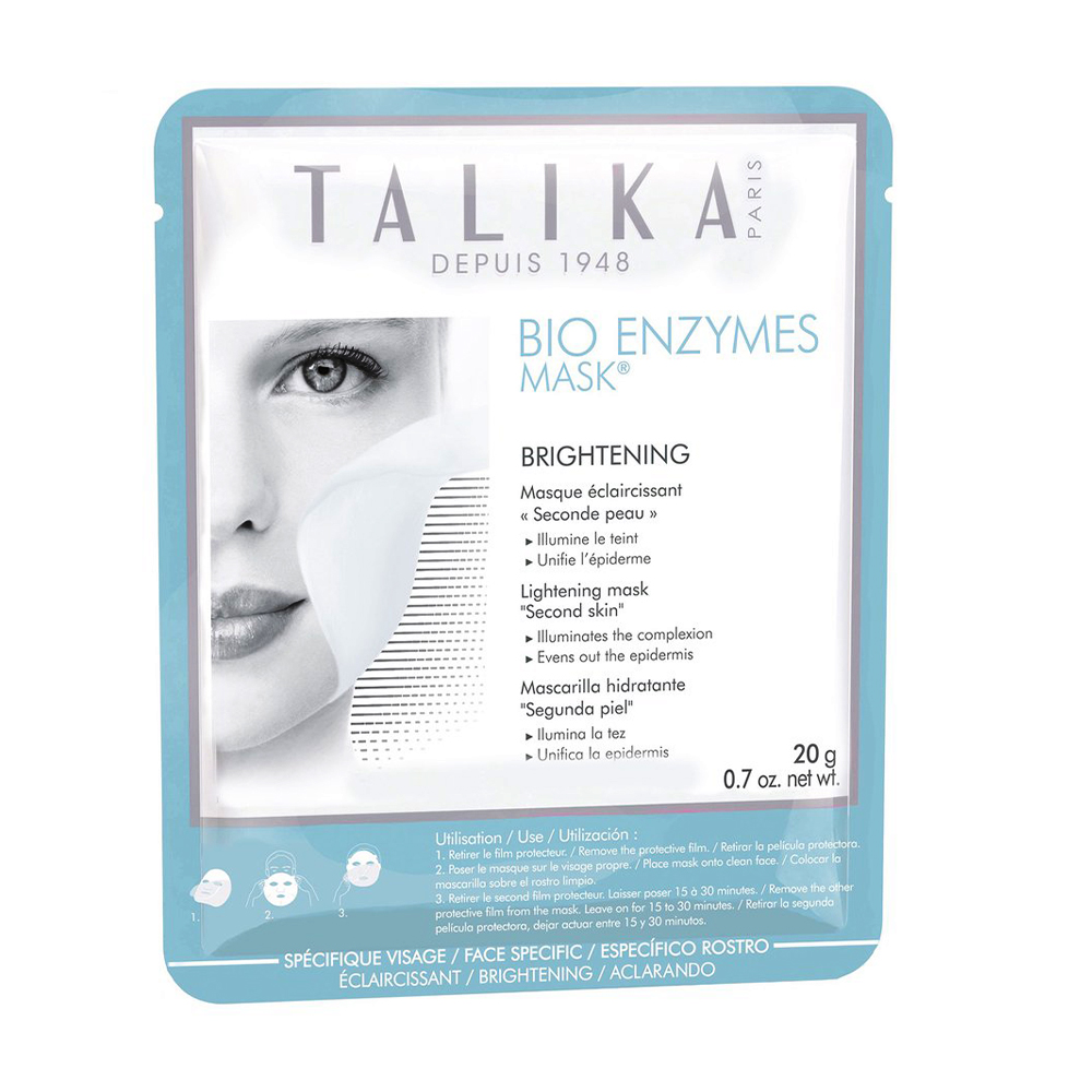 Освітлювальна маска для обличчя Talika Bio Enzymes Brightening Mask, 20 г